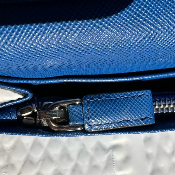 Blue Prada Bifold Wallet - Picture 9 of 16